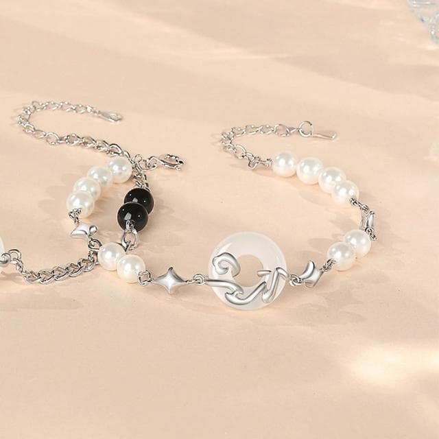 【巴黎精品】現貨+預購 頂級925純銀手鍊情侶手鏈女首飾情人節禮物-新款朝暮情侶手鍊男女飾品a1li62