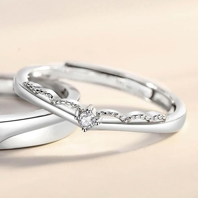 【巴黎精品】現貨+預購 頂級925純銀戒指婚戒女鑽戒開口戒情侶對戒尾戒情人節禮物-騎士公主男女飾品a1li47