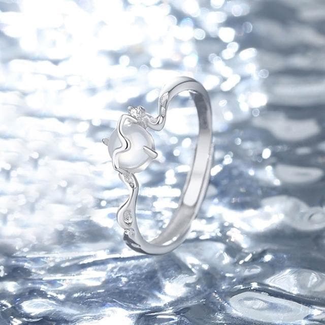 【巴黎精品】現貨+預購 頂級925純銀戒指婚戒女鑽戒開口戒情侶對戒尾戒情人節禮物-水波月光男女飾品a1li22