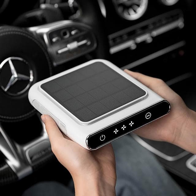 車載空氣清淨機 太陽能淨化器 負離子 氧吧 清新殺菌 無線續航