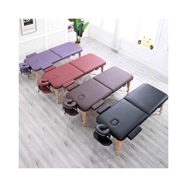 幕辭家居 多功能床折疊便攜式家用按摩床推拿床艾灸理療紋繡紋身床手提 7dd