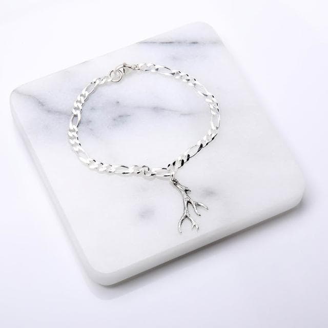 【Angel & Me】一鹿有你 鹿角 s925純銀手鍊 腳鍊 情人節禮物