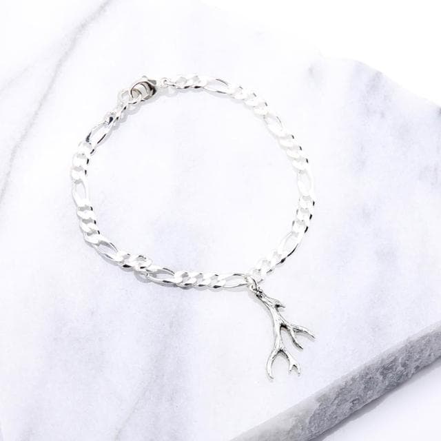 【Angel & Me】一鹿有你 鹿角 s925純銀手鍊 腳鍊 情人節禮物