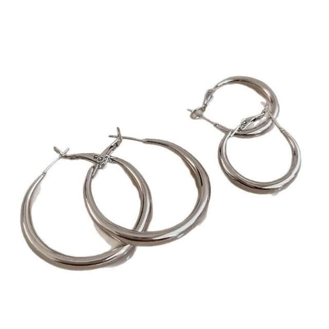 耳環方圓臉天菜經典簡約大圈圈耳環通勤耳飾冷淡風氣質耳圈女ins不過敏看不膩超閃耳環耳飾飾品不褪色百搭禮物輕盈精緻輕奢高級