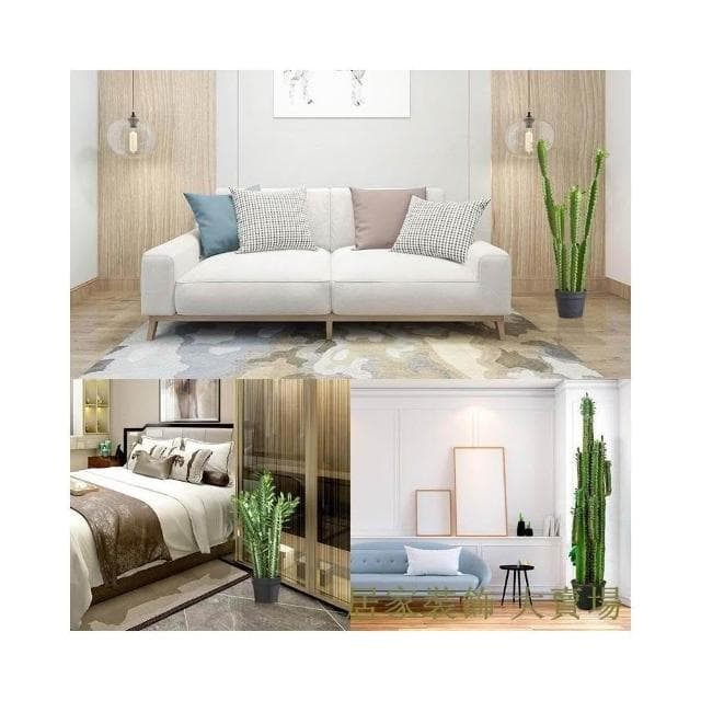 仿真仙人掌擺件 大型 北歐綠植 假植物 ins仙人柱 仙人球道具裝飾盆栽