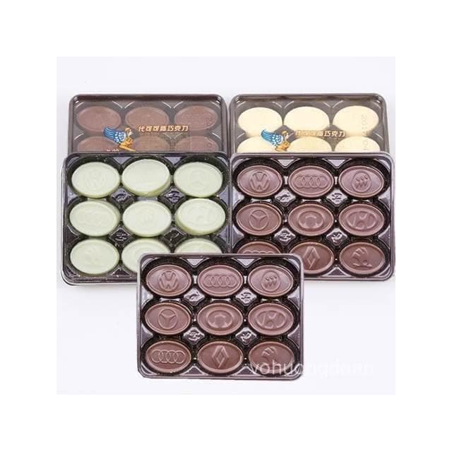 心心相印 飛的巧克力黑巧克力白巧克力牛奶味可可味40g/盒兒童零食懷舊糖果