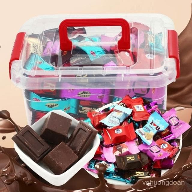 心心相印 巧克力代可可脂黑巧克力白巧克力夾心巧克力喜糖巧克力零食批髮