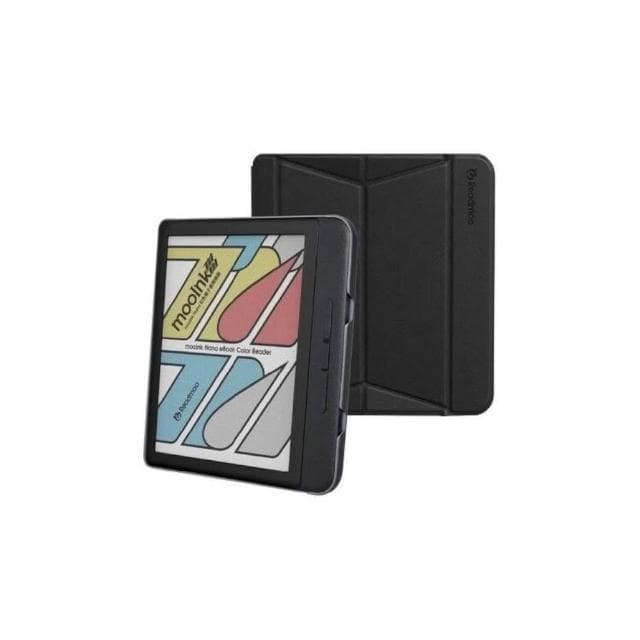 Readmoo讀墨 7吋 mooInk Nana 彩色電子書閱讀器+磁感應保護殼-暗夜黑/迷月白