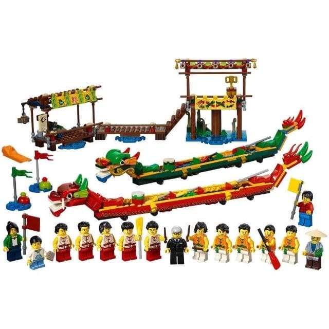 【LEGO 樂高】高雄天利鄭姐｜樂高 80103 限定版 龍舟競賽 特殊節慶 Festivals 系列 收藏 送禮 居家擺飾 端午節