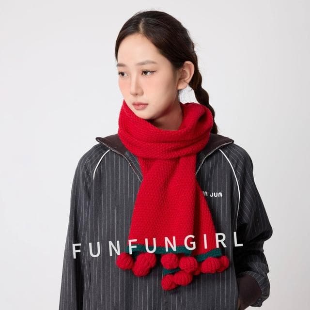 圍巾女秋冬手工玫瑰花編織保暖圍巾女韓版可愛裝飾加厚圍脖時尚針織保暖披肩圍巾質感圍巾冷氣披肩百搭保暖圍脖防風圍脖韓版圍巾