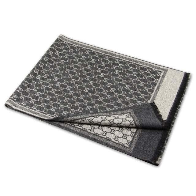 圍巾男新款男士圍巾仿羊絨保暖圍巾男商務格子圍脖戶外防寒圍脖男士時尚保暖質感親膚圍巾圍脖防風圍脖披肩男士針織圍巾