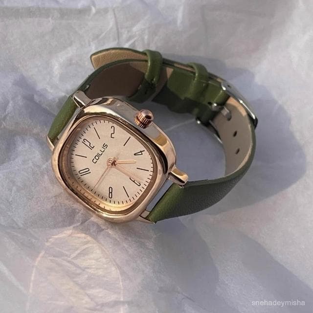 手錶女款學生小衆設計簡約時尚輕奢小方形初高中生高級感女生禮物