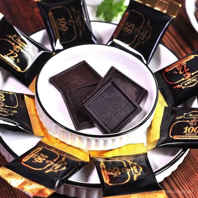 心心相印 黑巧克力俄羅斯風味無糖純可可脂純黑苦袋裝