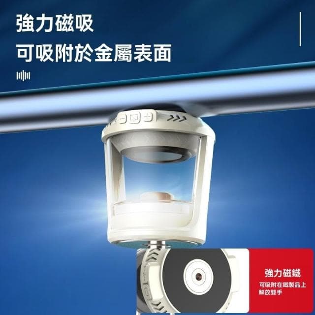 【網源國際】戶外露營燈 超長續航掛式帳篷燈 氛圍照明野營燈 充電藍牙音響燈