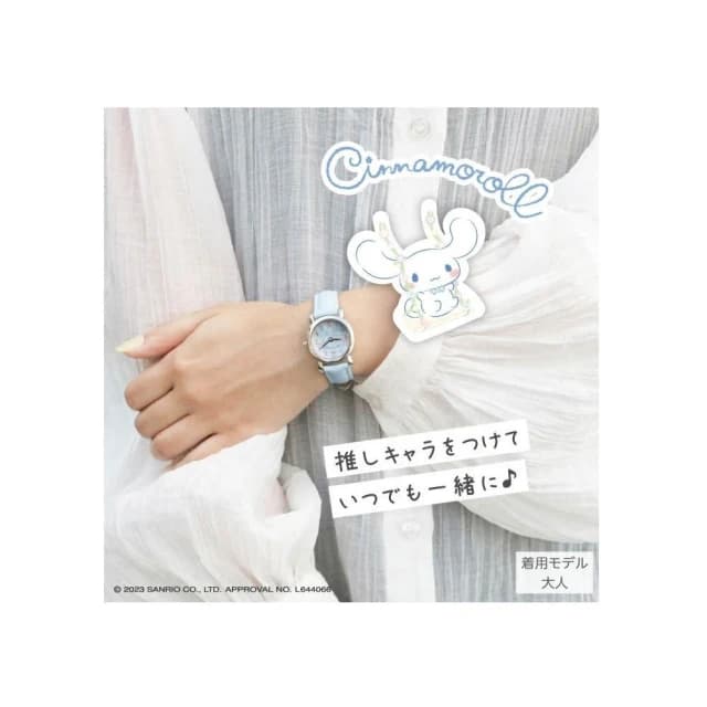 【SANRIO 三麗鷗】三麗鷗 手錶 兒童手錶 皮革 高質感 凱蒂貓 美樂蒂 雙子星 酷洛米 帕洽狗 大耳狗 日本正版 該該貝比日本精品