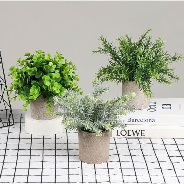 沐晨植物園｜仿真植物 盆栽裝飾 假盆栽 辦公室盆栽 迷你盆栽 仿真盆栽 仿真植物盆栽 居家裝飾 室內盆栽