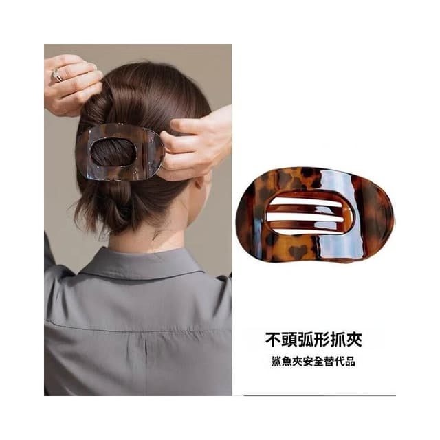 鯊魚夾女髮夾一字夾扁平抓夾不硌頭發卡大號後腦勺鮑魚盤發夾高級感2025新款鴨嘴夾女( 聖誕節 生日 髮飾 頭飾 禮物)