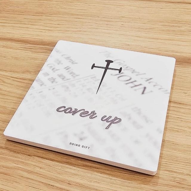  【cover up】杯墊基督教 福音禮品 受洗禮物 生日 聖誕節 禮物 耶穌 搬家喬遷 聖經故事 恩典之約禮物店