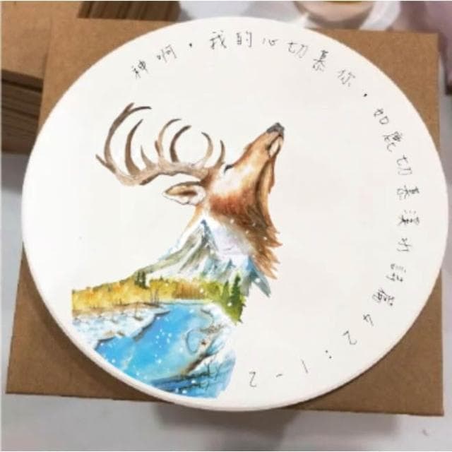 【紀念款杯墊 】基督教 福音禮品 受洗禮物 生日 聖誕節 禮物 耶穌 搬家喬遷 聖經故事 恩典之約禮物店