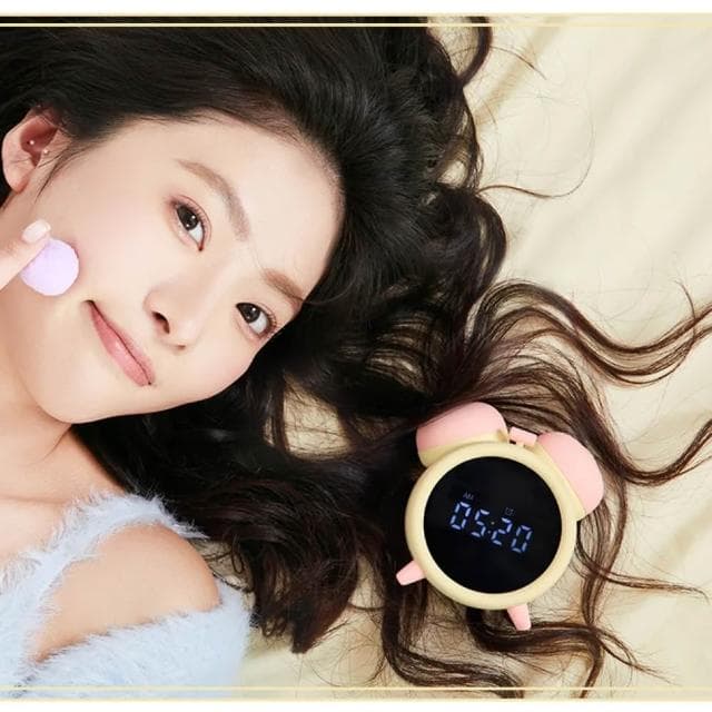 【100%】蜜糖鬧鐘 禮物貓 送女友禮物 情人節禮物 女孩鬧鐘 智能鬧鐘 吸震小鬧鐘 生日禮物 數字鬧鐘 定時鬧鐘 交換禮物