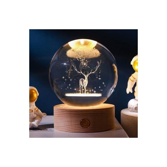 【水晶球小夜燈】基督教 福音禮品 受洗禮物 生日 聖誕節 禮物 耶穌 搬家喬遷 聖經故事 恩典之約禮物店