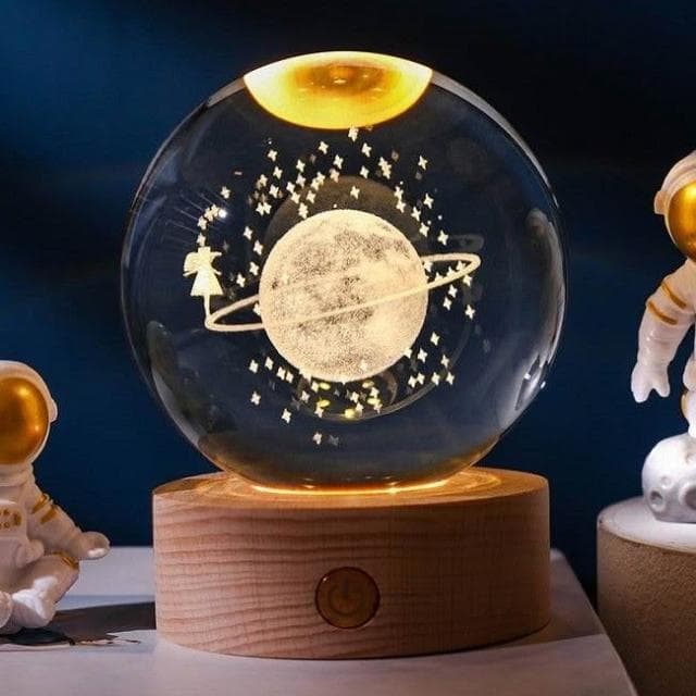 【水晶球小夜燈】基督教 福音禮品 受洗禮物 生日 聖誕節 禮物 耶穌 搬家喬遷 聖經故事 恩典之約禮物店