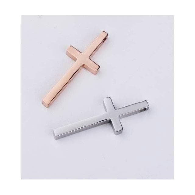  【經典款限量醫療鋼十字架項鍊】 基督教 福音禮品 受洗禮物 生日 聖誕節 禮物 耶穌 搬家喬遷 聖經故事 恩典之約禮物