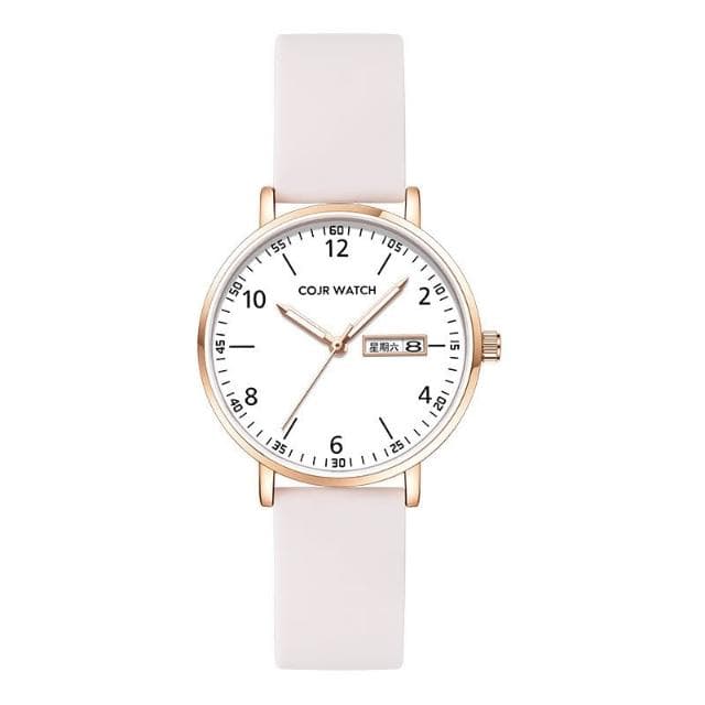cojr品牌手錶女款學生初高中女士防水輕奢高顏值簡約氣質石英腕錶
