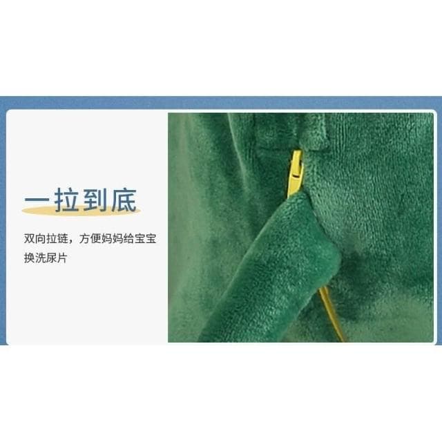 嬰兒連體衣春秋款法蘭絨加厚保暖衣服可愛超萌外出服動物睡衣爬服