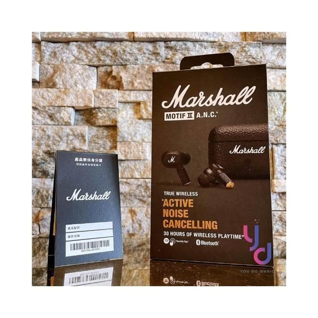 【Marshall】Marshall Motif II ANC 真無線 藍芽 耳機 主動降造 台灣 公司貨 一年半保固