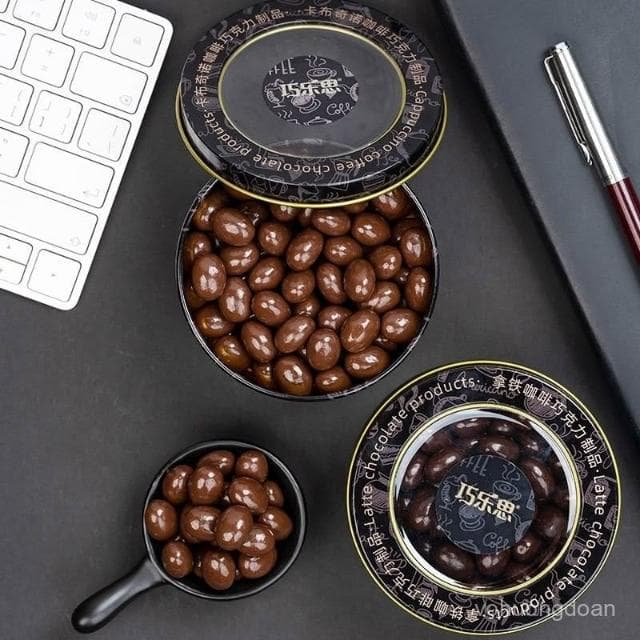 心心相印 巧樂思咖啡豆巧克力純可可脂堅果清倉巴旦木榛子夾心巧克休閒零食