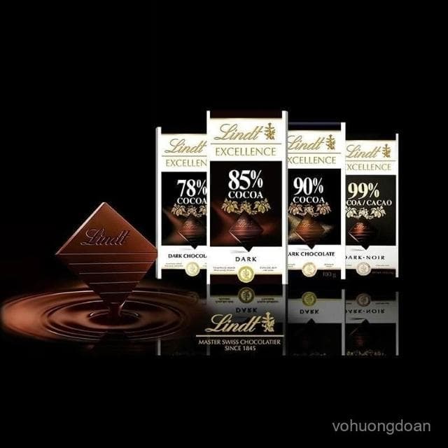 心心相印 Lindt瑞士蓮巧克力特醇排塊85%90%進口可可黑巧克力正品純可可脂