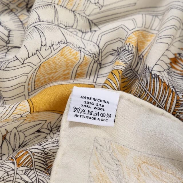 好夢想精品館   時尚真絲羊絨圍巾女冬季高級感百搭保暖羊毛方巾披肩