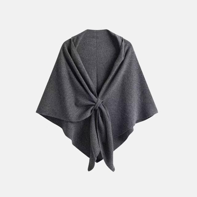 好夢想精品館  萬能披肩加長加寬100羊毛三角巾女 針織開衫保暖護頸圍巾坎肩