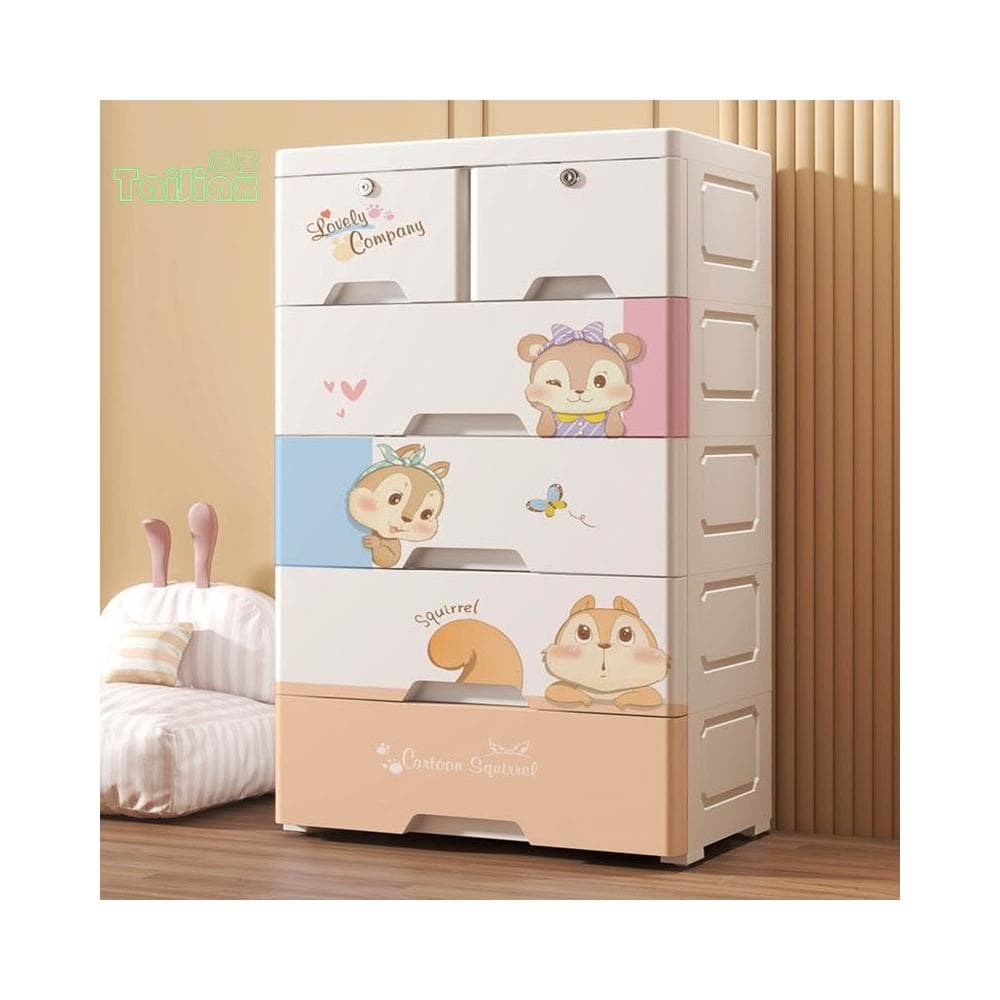 加厚塑膠抽屜式收納櫃 寶寶衣櫃 嬰兒童整理箱 玩具多層五斗置物櫃子 抽屜櫃 五斗櫃 展示櫃 玩具櫃 雜物櫃 櫥櫃 架子