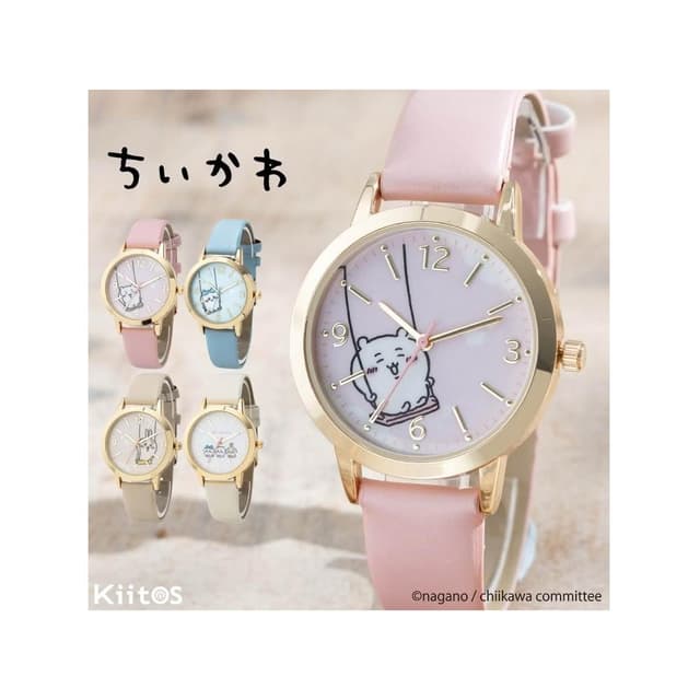 吉伊卡哇 手錶 皮革 造型手錶 可愛 質感 日本機芯 日本正版 該該貝比日本精品