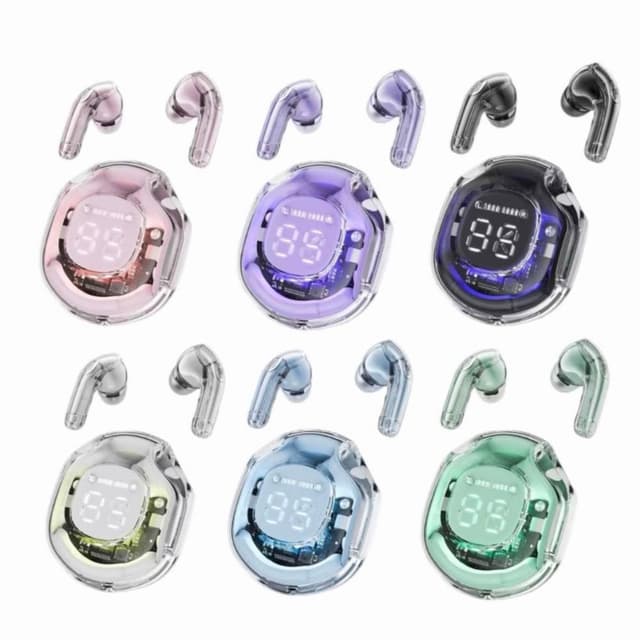 【ACEFAST】WEiZ 官方旗艦店 Crystal T8 小晶彩真無線藍牙耳機 無線耳機 高續航力 充電盒 藍牙 5.3 六色可選