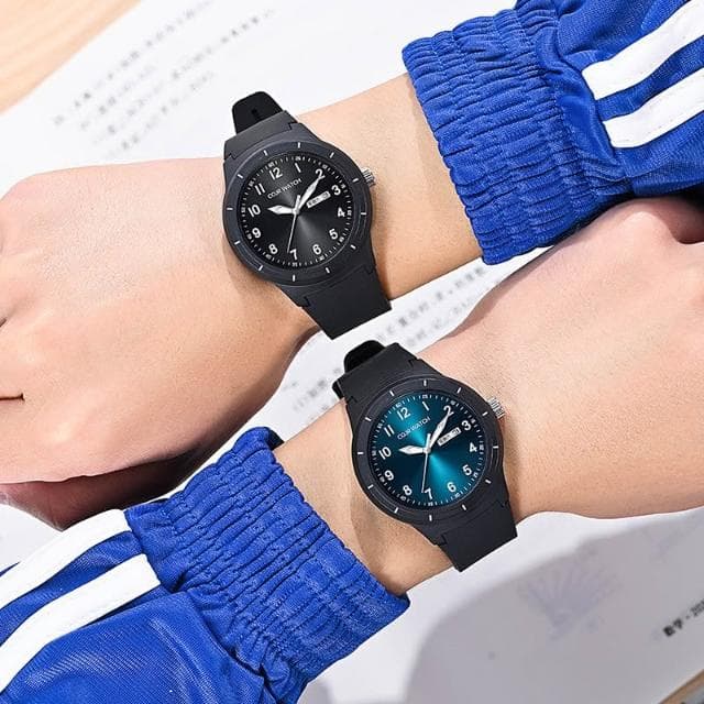 cojr男款青少年初中學生小學生防水運動2025新款兒童男孩石英表