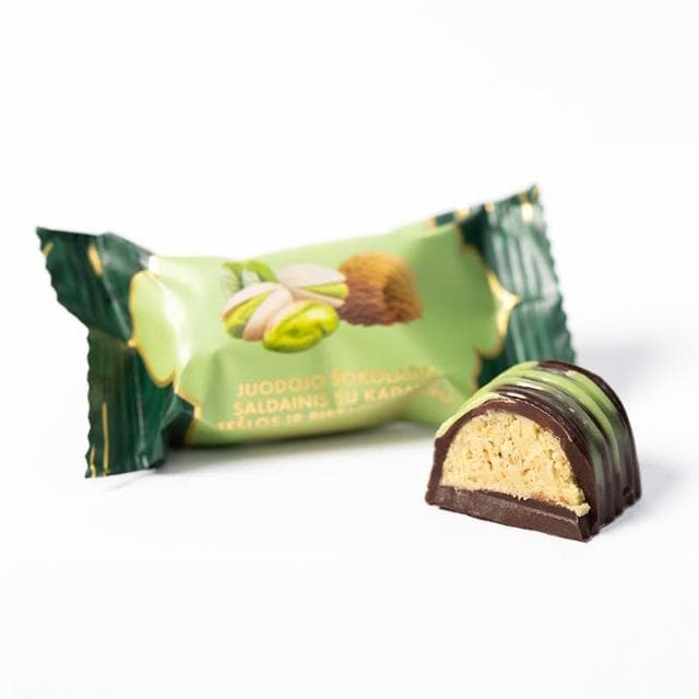 【Ruta 露特巧克力】立陶宛百年品牌國寶級巧克力 ｜ 露特 開心果夾心巧克力(杜拜巧克力)(10入)