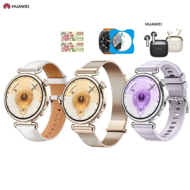 【HUAWEI 華為】HUAWEI 華為 WATCH GT6 41mm GPS 幾何時尚智慧手錶 贈 FREE BUDS3 7-11禮券