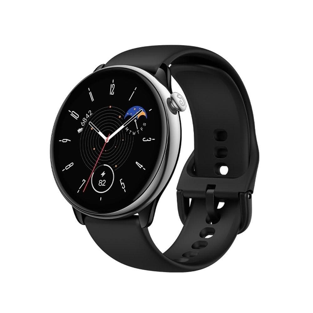 【Amazfit 華米】GTR mini 曜石黑 43mm 極輕不銹鋼健康智慧手錶運動/定位/心率/血氧/睡眠/智慧型手錶