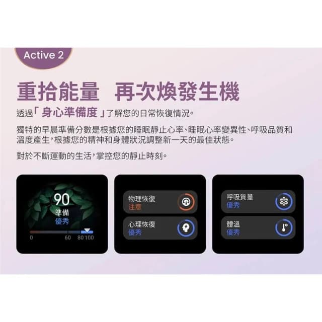【Amazfit 華米】Active 42mm 輕巧時尚運動健康智慧手錶 (心率/血氧/睡眠/壓力/運動)