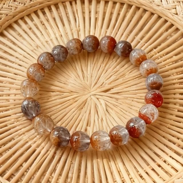 【Paiya 派亞】淨體9-11MM天然彩幽靈綠幽靈楓葉幽靈半盆聚寶盆手串手鍊