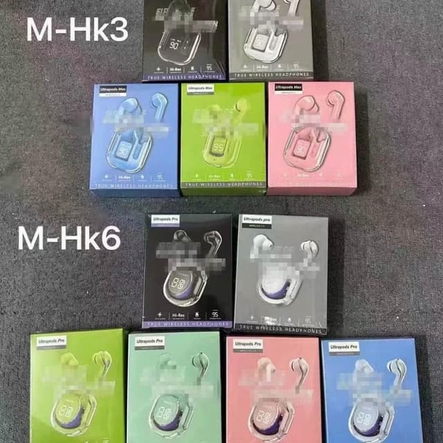 跨境爆款源頭工廠透明一代無線耳機Ari31數顯HK3遊戲耳機批發