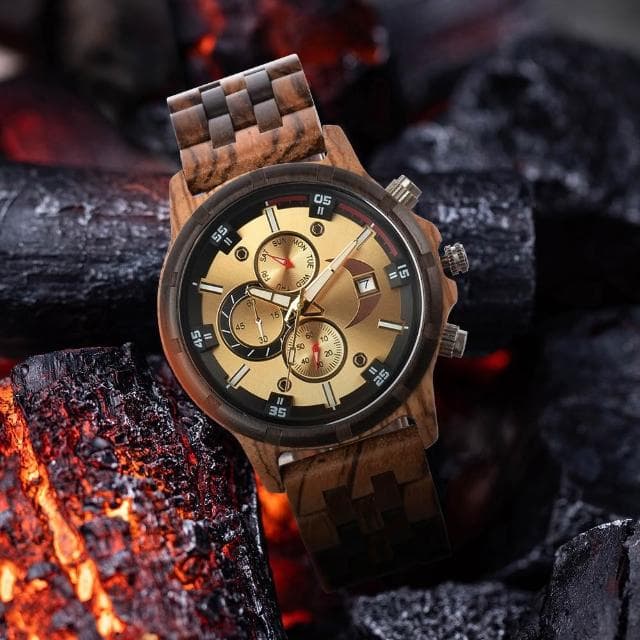 【LEEHER】手錶/木質腕錶/木頭錶/石英錶/腕錶/檀木錶帶/男生手錶/檀木手錶/木錶/指針手錶/檀木石英錶/