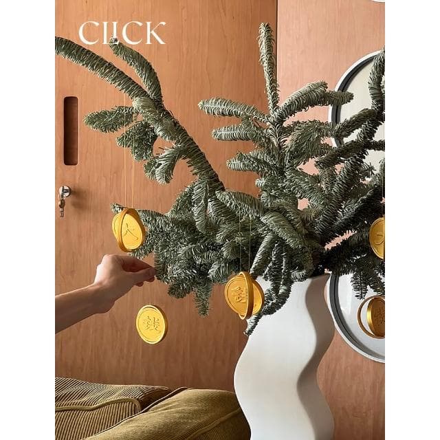 click 轉（賺）大錢金幣掛飾 新年裝飾 聚會互動玩具喬遷禮物