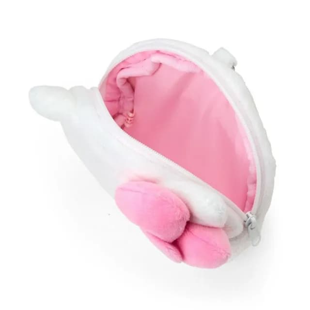 【SANRIO 三麗鷗】三麗鷗 大頭票卡包 悠遊卡包 零錢包 伸縮拉線 凱蒂貓 美樂蒂 酷洛米 大耳狗 日本正版 該該貝比日本精品