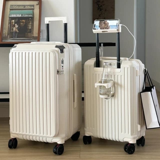 前開式行李箱 登機箱 側開胖胖箱 鋁框行李箱 20吋行李箱 24吋行李箱 28吋行李箱 擴容 上掀式行李箱