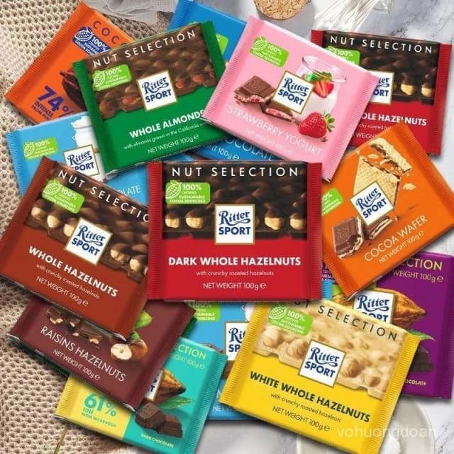 心心相印 【30天熱銷1238件】5塊裝正品德國進口瑞特滋瑞特斯波德巧克力夾心榛子網紅零食排塊