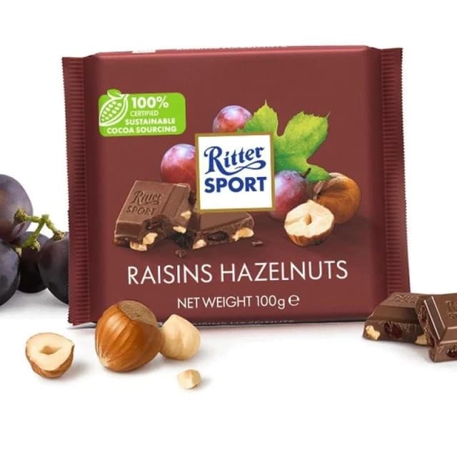 心心相印 【30天熱銷1238件】5塊裝正品德國進口瑞特滋瑞特斯波德巧克力夾心榛子網紅零食排塊